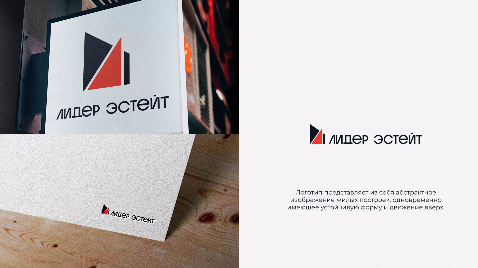 Сделали логотип для агентства недвижимости «Лидер Эстейт» в Суворове