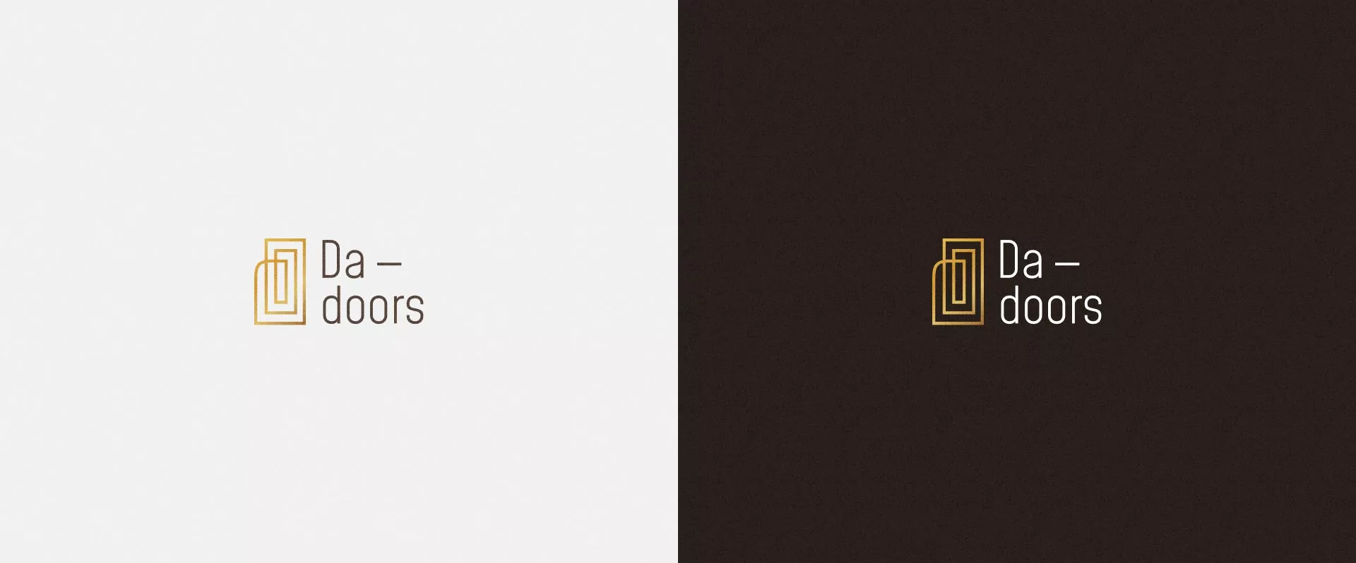 Разработка логотипа для компании «DA-DOORS» в Суворове